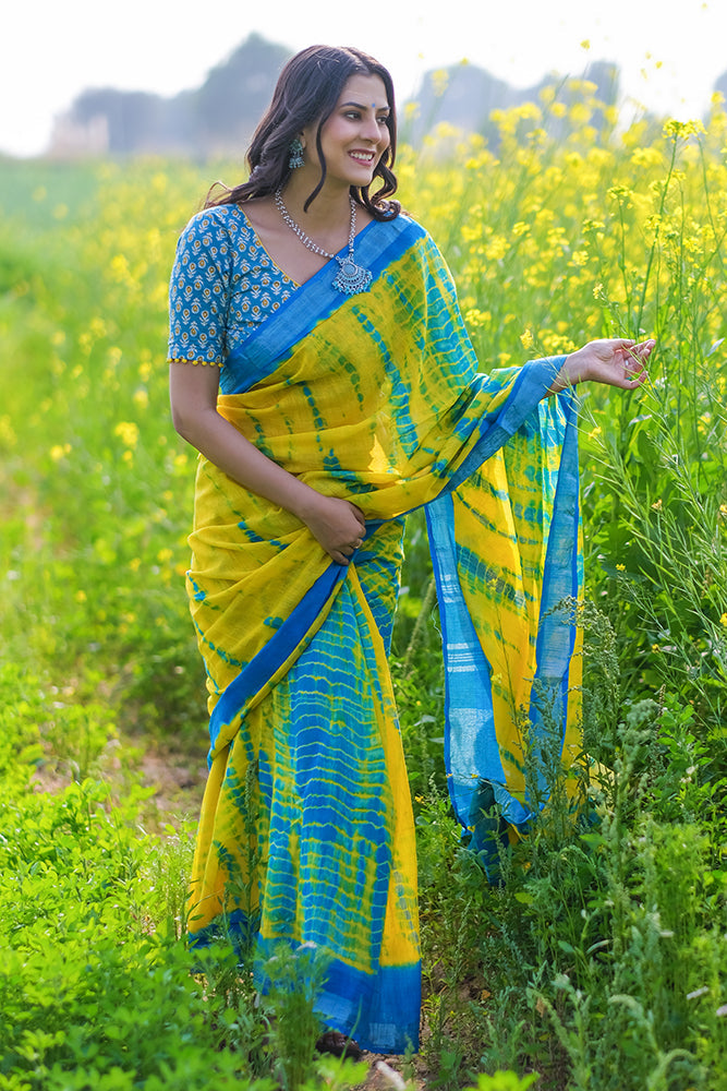 MUL SHIBORI SAREE