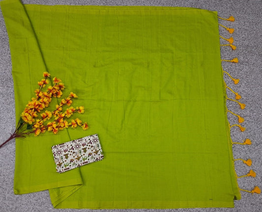 KADHI COTTON - LIME GREEN