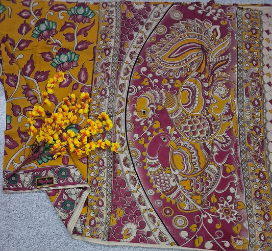 KALAMKARI - YELLOW