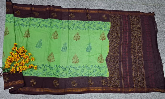 MUL ZARI - DARK GREEN