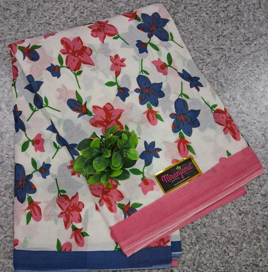 MULL PRINT - LIGHT PINK
