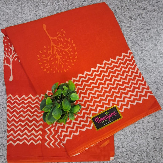 MULL PRINT - ORANGE