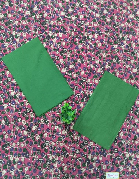 KALAMKARI SALWAR  - Green