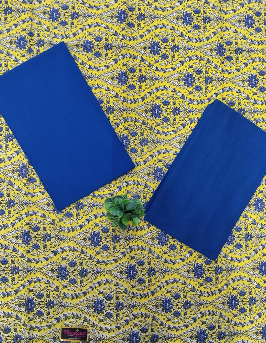 KALAMKARI SALWAR  -  Royal Blue