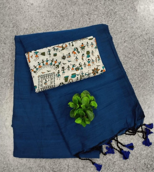 KADHI COTTON - DARK BLUE