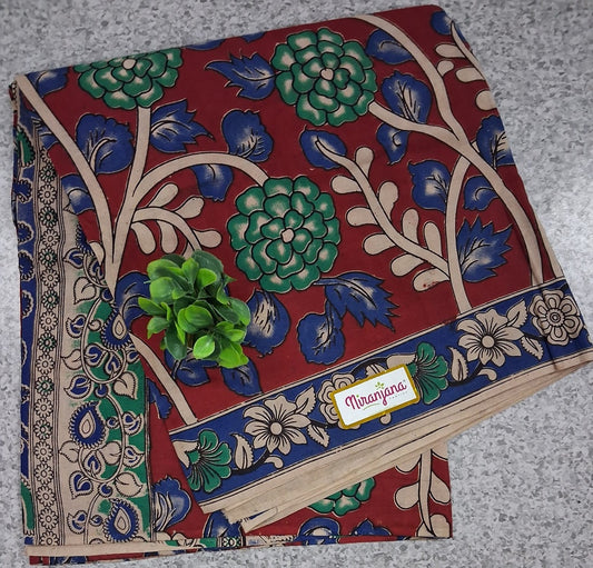 KALAMKARI - SKY BLUE