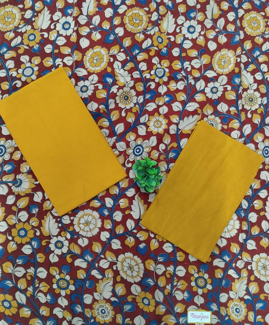 KALAMKARI SALWAR  - Yellow