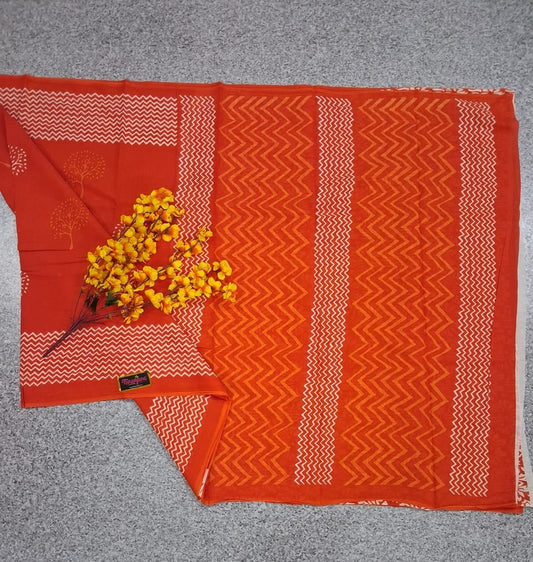 MULL PRINT - ORANGE
