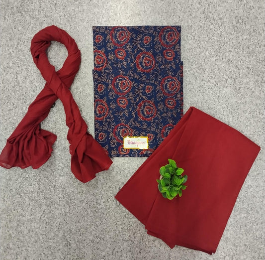 KALAMKARI SALWAR  - Orange
