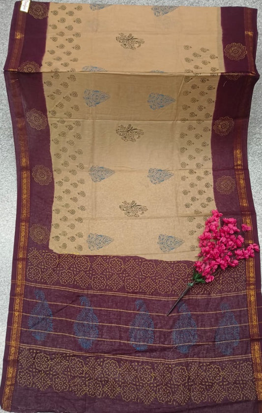 MUL ZARI-sandle & brown