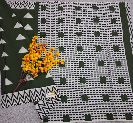 MULL PRINT - WHITE